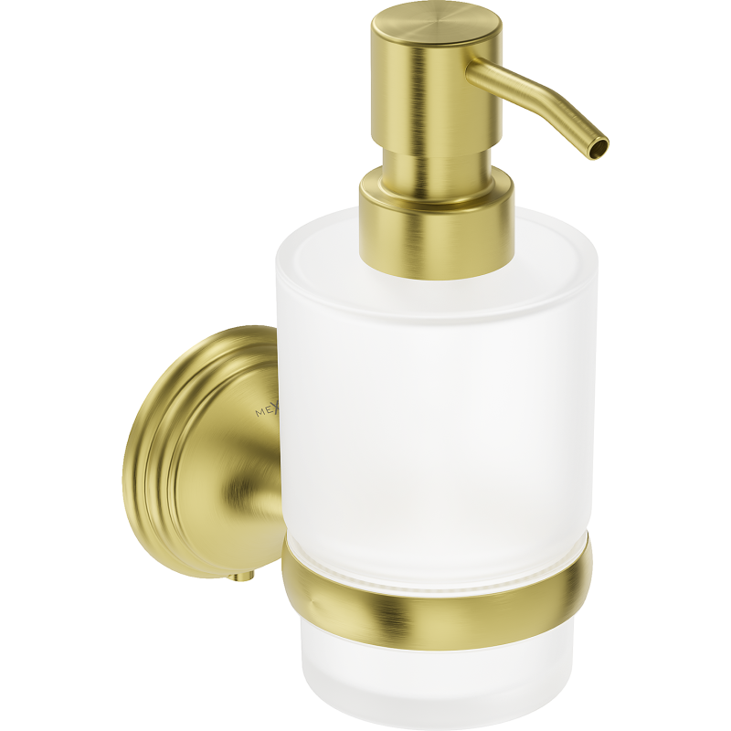 Mexen Lusso dávkovač mýdla, zlatý kartáčovaný - 70A16858-55