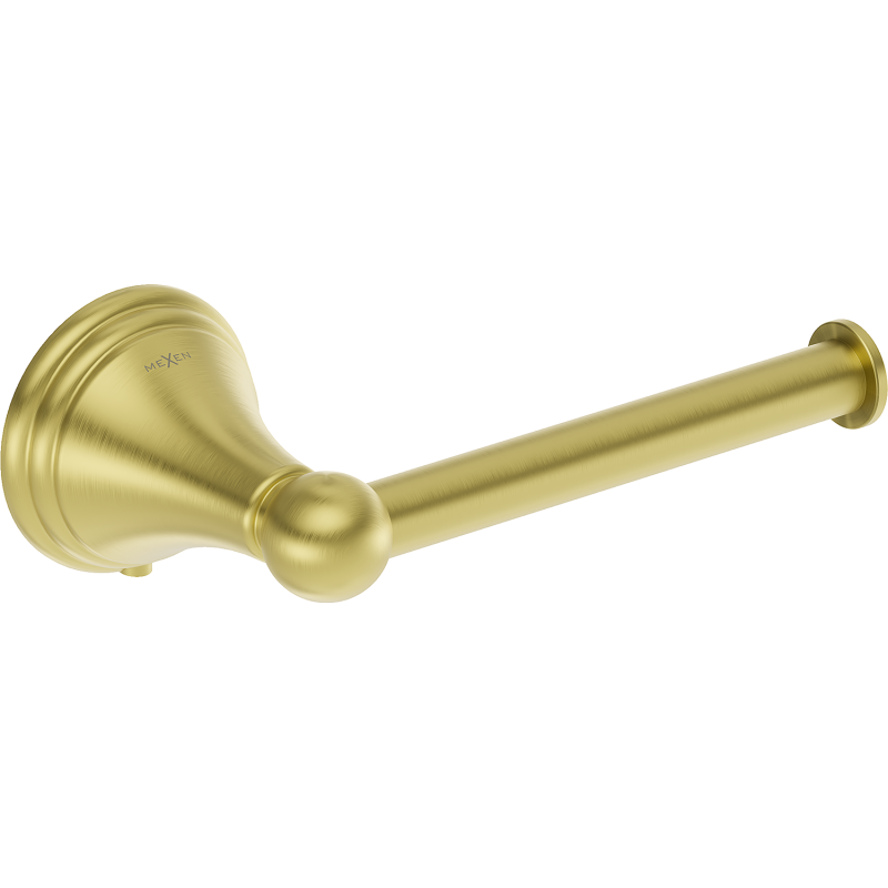 Mexen Lusso držák na toaletní papír, zlatý kartáčovaný - 70A16825-55