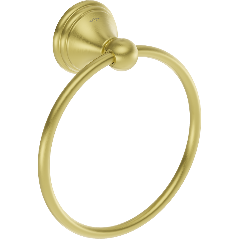 Mexen Lusso věšák na ručník, zlatý kartáčovaný - 70A16831-55