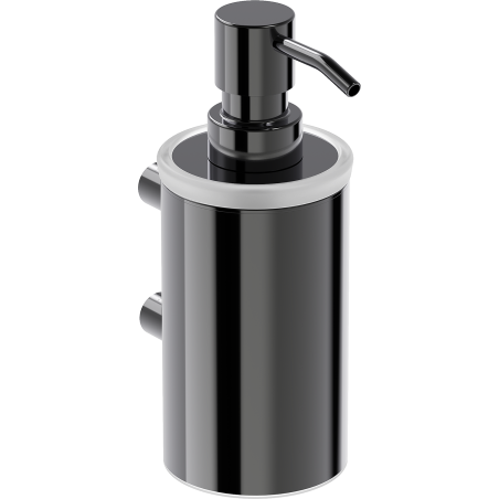 Mexen Loop dávkovač na mýdlo, černý chrom - 70A71058-73