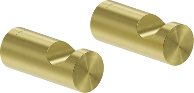 Mexen Loop háček na ručník (2 ks), zlatý kartáčovaný - 70A71010-55