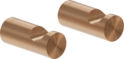 Mexen Loop háček na ručník (2 ks), kartáčovaná měď - 70A71010-65