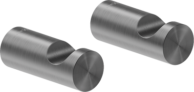 Mexen Loop háček na ručník (2 ks), gun gray kartáčovaný - 70A71010-66