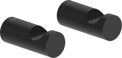 Mexen Loop háček na ručník (2 ks), černý - 70A71010-70