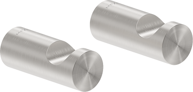 Mexen Loop háček na ručník (2 ks), kartáčovaný nikl - 70A71010-97