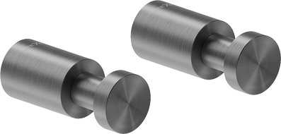 Mexen Loop háček na ručník (2 ks), kartáčovaný gun gray - 70A71011-66