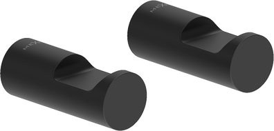 Mexen Loop háček na ručník (2 ks), černý - 70A71012-70