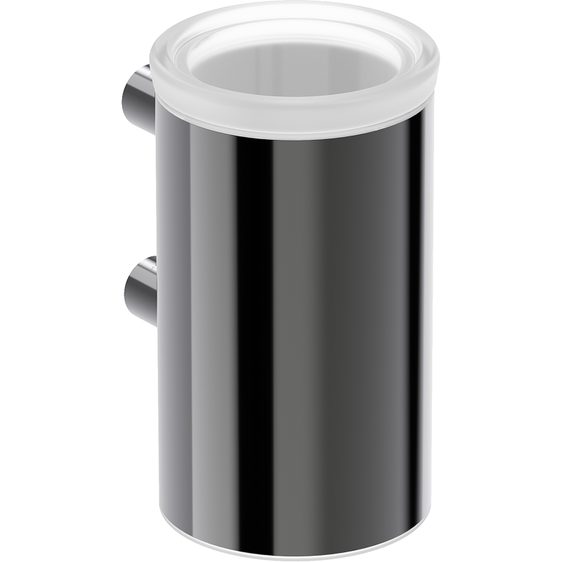 Mexen Loop pohárek na kartáčky, černý chrom - 70A71051-73