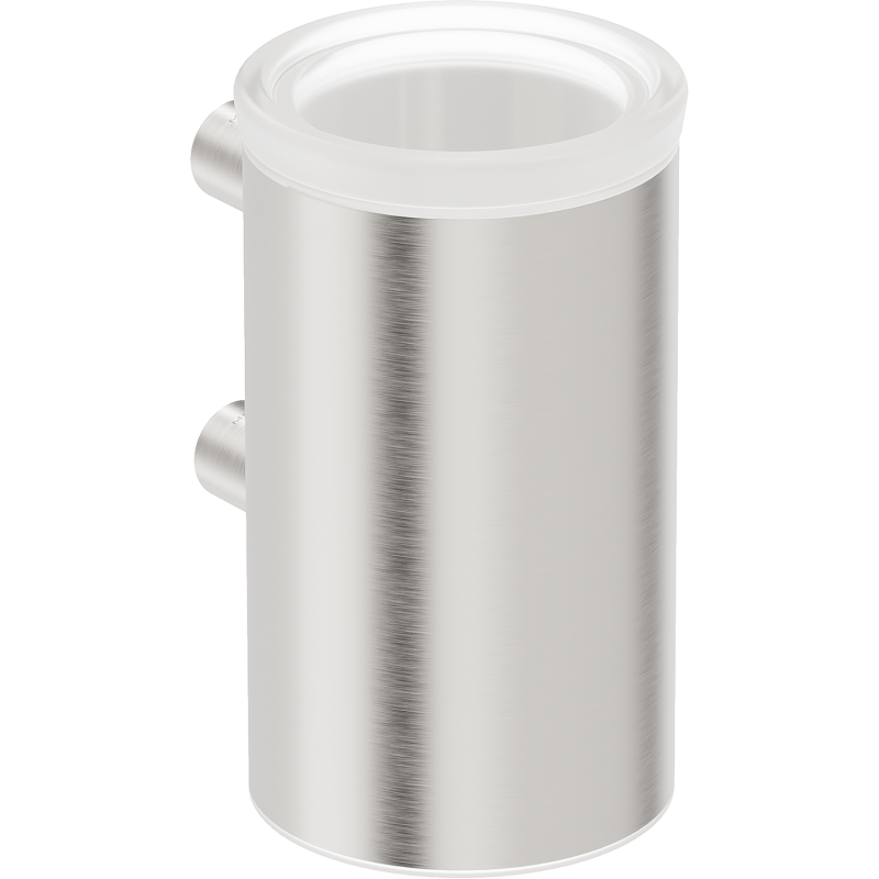 Mexen Loop kelímek na zubní kartáčky, kartáčovaný nikl - 70A71051-97