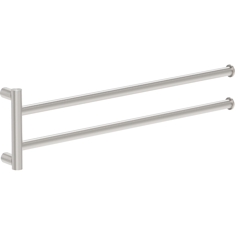 Mexen Loop dvojitý otočný držák na ručník, kartáčovaný nikl - 70A71049-97
