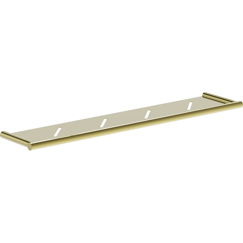 Mexen Loop závěsná police, zlatá - 70A71061-50