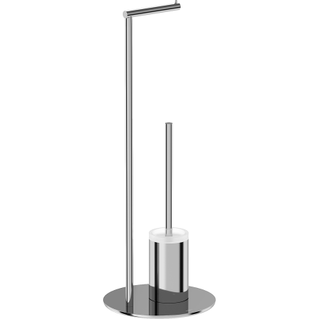 Mexen Loop stojanový WC kartáč s držákem na papír, chrom - 70A71095-00