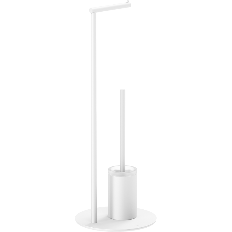 Mexen Loop stojanový toaleta kartáč s držákem na papír, bílý - 70A71095-20