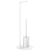 Mexen Loop stojanový toaleta kartáč s držákem na papír, bílý - 70A71095-20