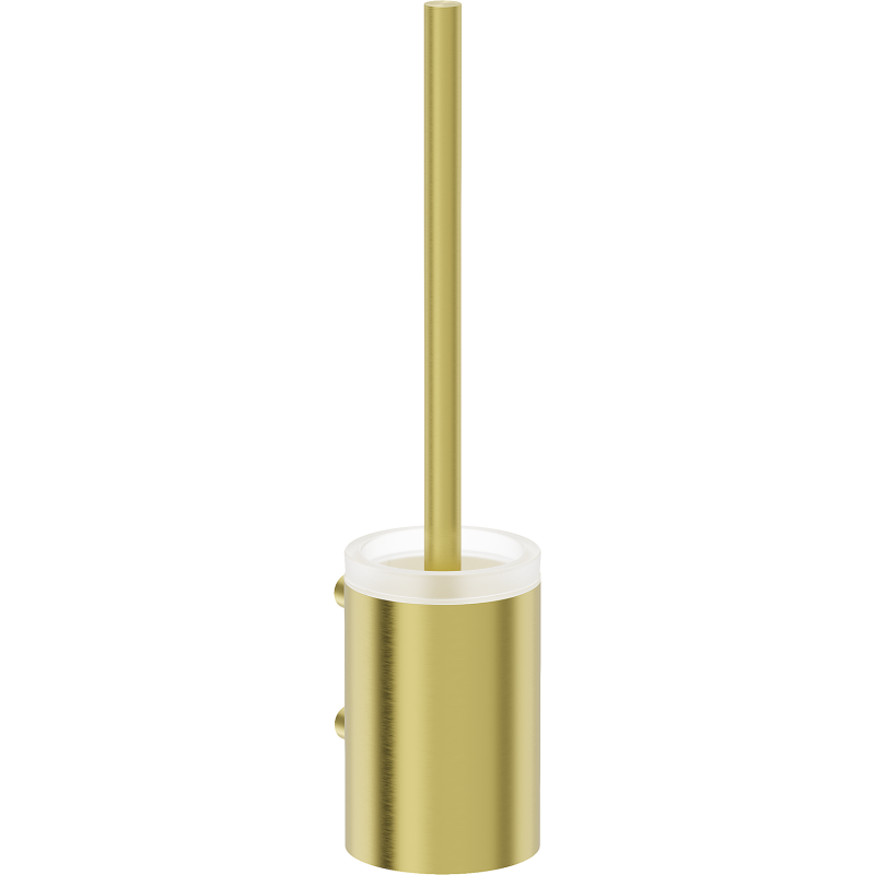 Mexen Loop toaletní kartáč, zlato kartáčovaný - 70A71071-55