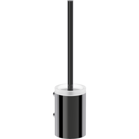 Mexen Loop toaletní kartáč, černý chrom - 70A71071-73