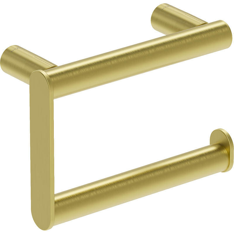 Mexen Loop držák na toaletní papír, kartáčovaný zlatý - 70A71023-55