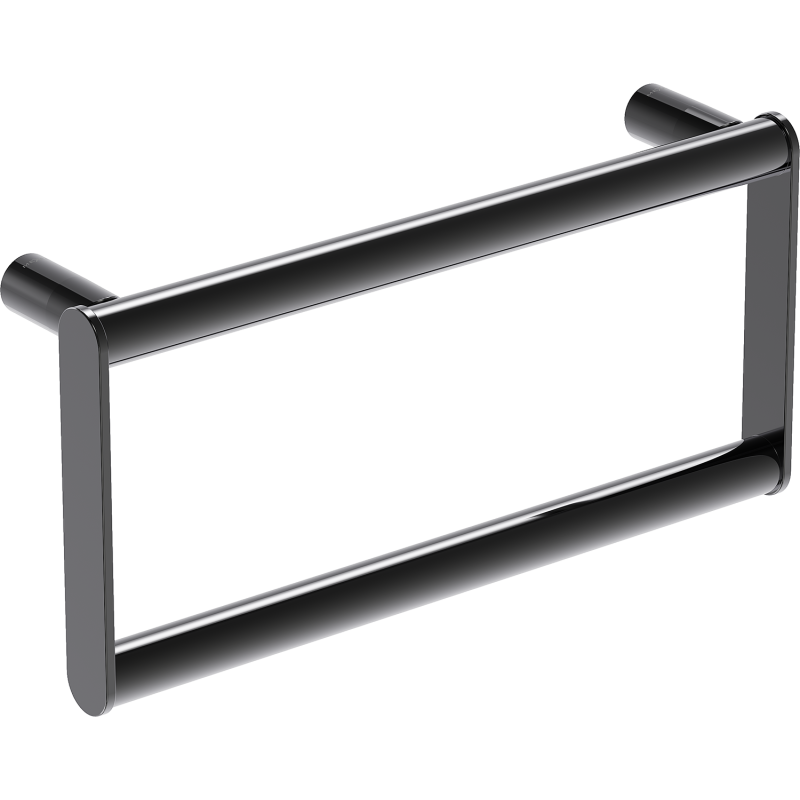 Mexen Loop věšák na ručník, černý chrom - 70A71031-73