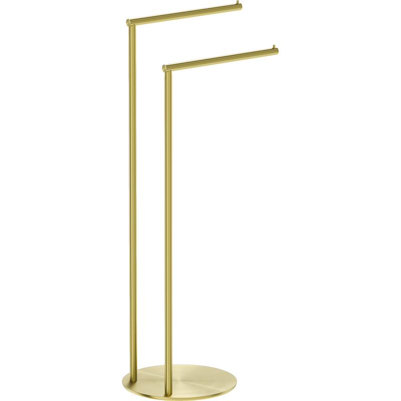 Mexen Loop stojací stojan na ručníky, zlatý kartáčovaný - 70A71096-55