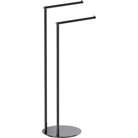 Mexen Loop stojací věšák na ručníky, černý chrom - 70A71096-73