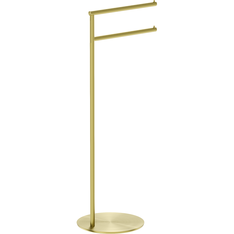Mexen Loop stojací věšák na ručník, zlatý kartáčovaný - 70A71097-55
