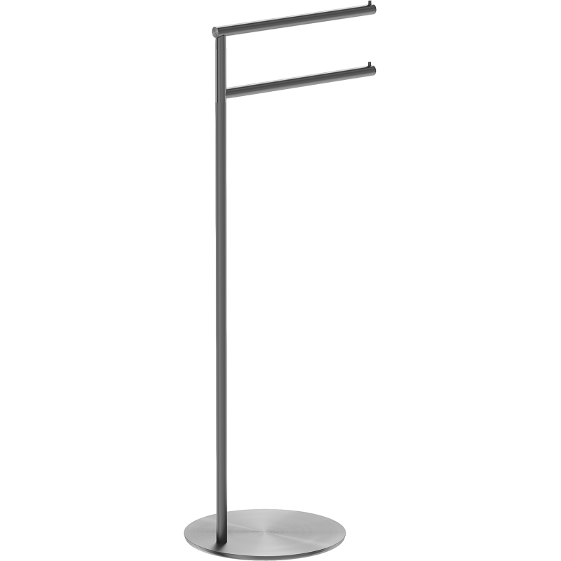 Mexen Loop stojací věšák na ručník, kartáčovaný gun šedý - 70A71097-66