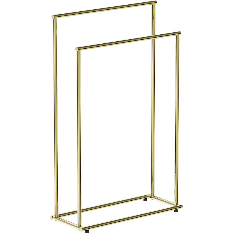 Mexen Loop stojací věšák na ručníky, zlatý - 70A71098-50