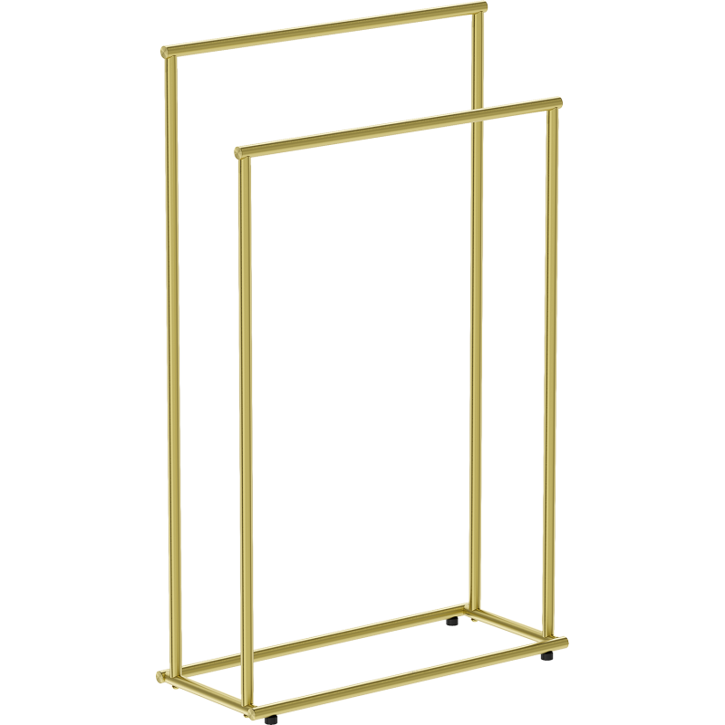 Mexen Loop stojanový věšák na ručníky, kartáčovaná zlatá - 70A71098-55