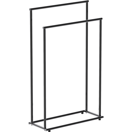 Mexen Loop stojanový věšák na ručníky, černý chrom - 70A71098-73