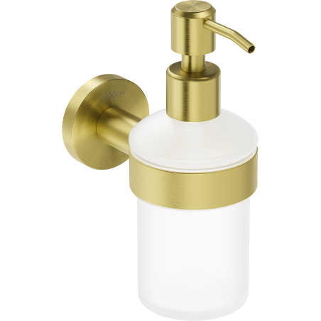 Mexen Ovio dávkovač na mýdlo, kartáčovaná zlatá - 70A19558-55