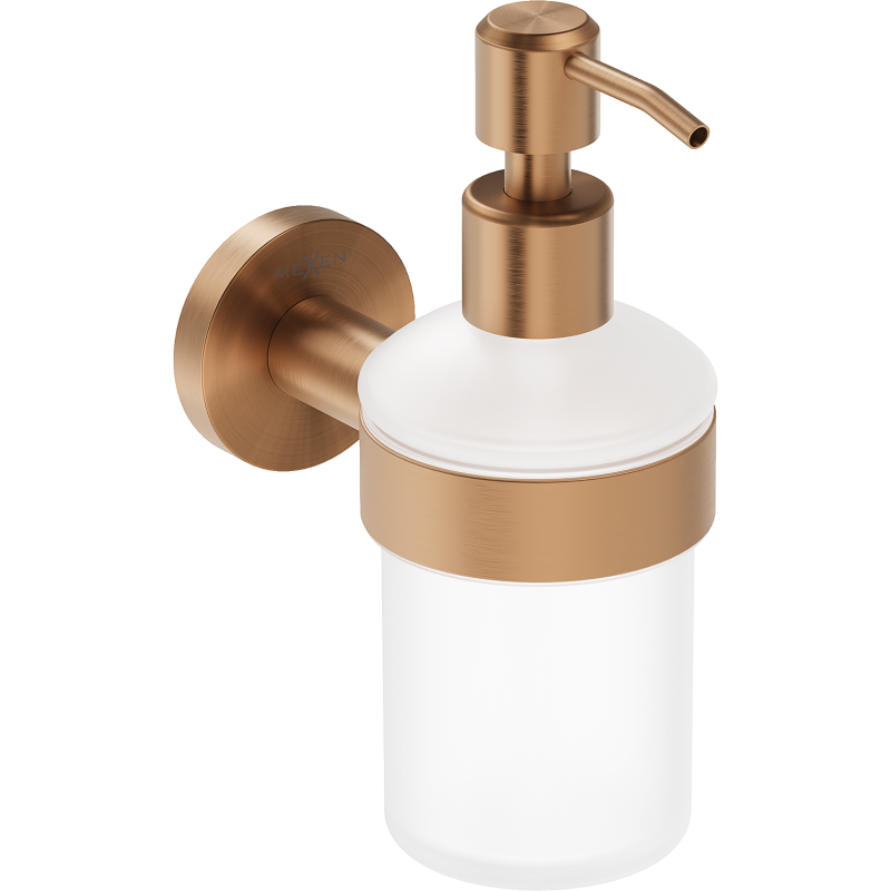 Mexen Ovio dávkovač mýdla, kartáčovaná měď - 70A19558-65
