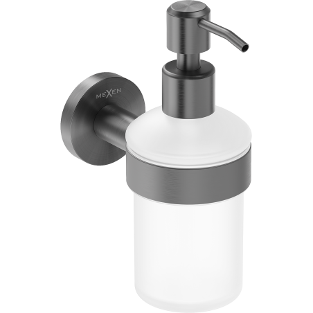 Mexen Ovio dávkovač mýdla, gun gray kartáčovaný - 70A19558-66