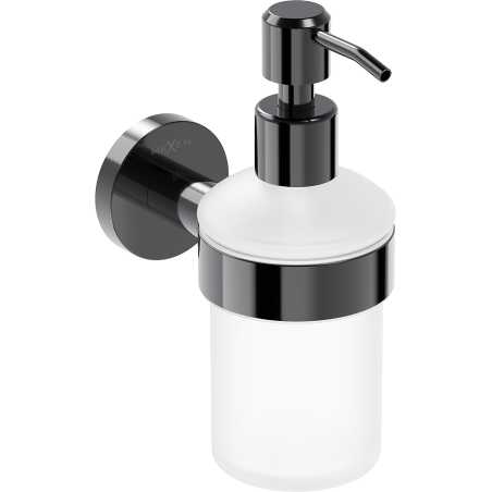 Mexen Ovio dávkovač mýdla, černý chrom - 70A19558-73