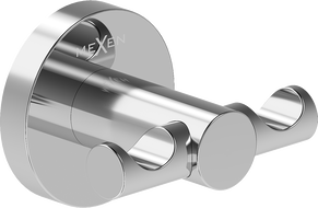 Mexen Ovio dvojitý háček na ručník, chrom - 70A19512-00