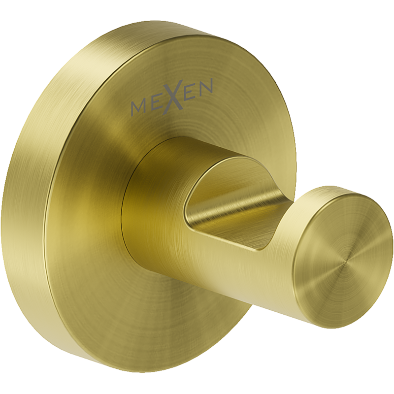 Mexen Ovio háček na ručník, zlatý kartáčovaný - 70A19511-55