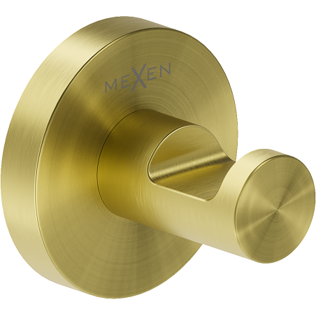 Mexen Ovio háček na ručník, zlatý kartáčovaný - 70A19511-55