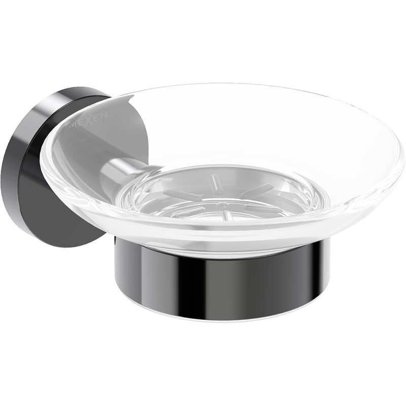Mexen Ovio mýdlenka, černý chrom - 70A19555-73