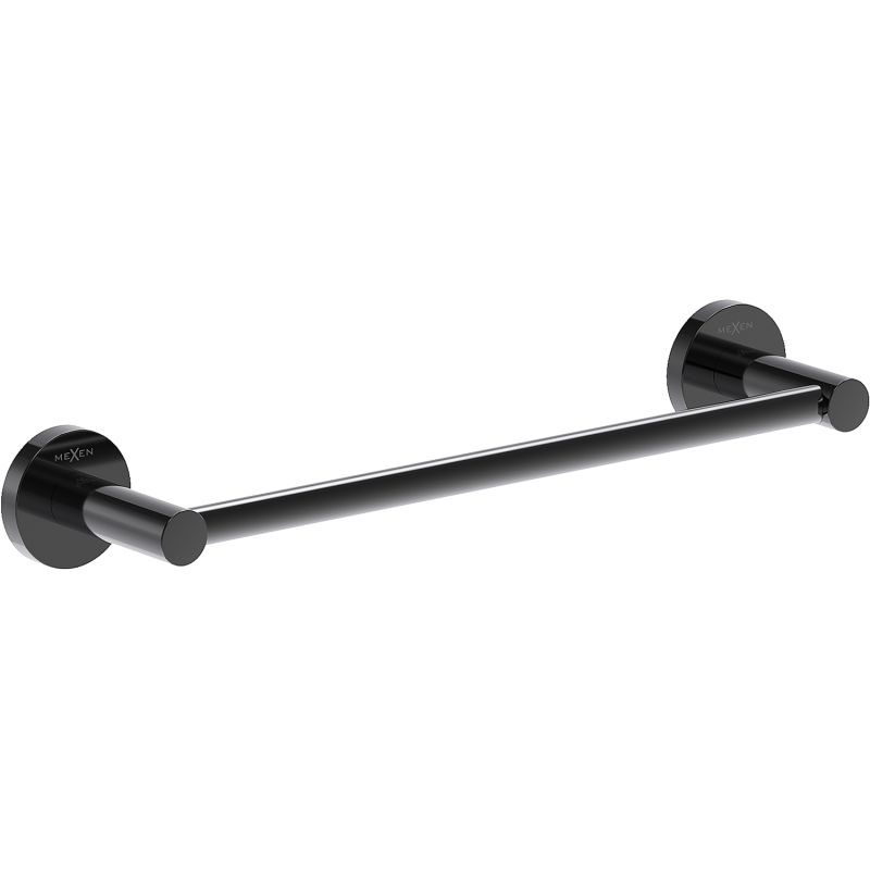 Mexen Ovio věšák na ručník, černý chrom - 70A19541-73