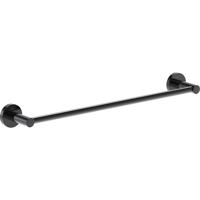 Mexen Ovio věšák na ručník, černý chrom - 70A19543-73