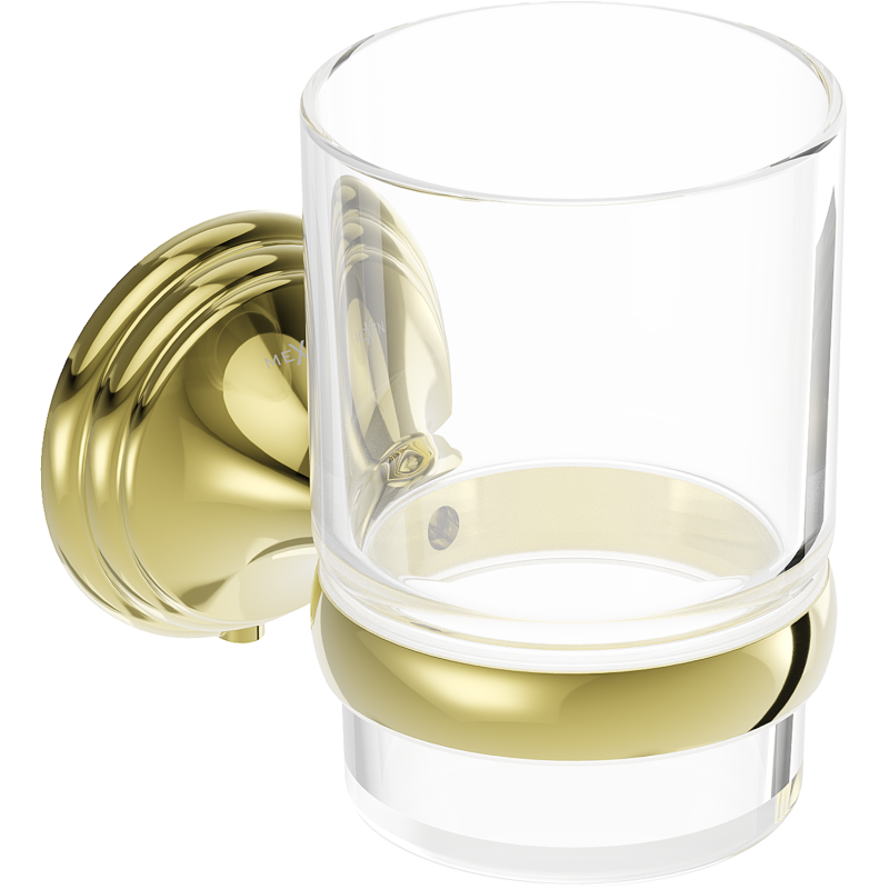 Mexen Lusso hrnek na zubní kartáčky, zlatý - 70A16851-50