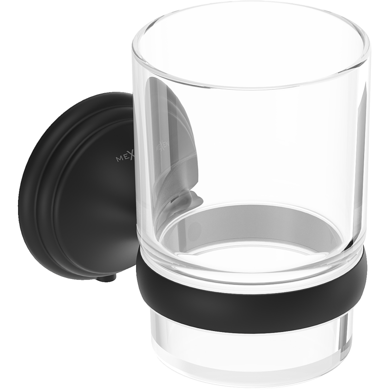 Mexen Lusso pohárek na kartáčky, černý - 70A16851-70