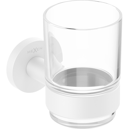 Mexen Ovio kelímek na kartáčky, bílý - 70A19551-20