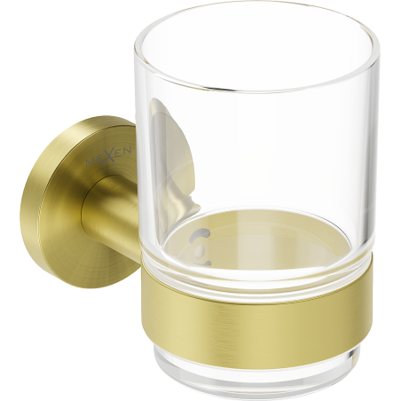 Mexen Ovio kelímek na kartáčky, zlatý kartáčovaný - 70A19551-55