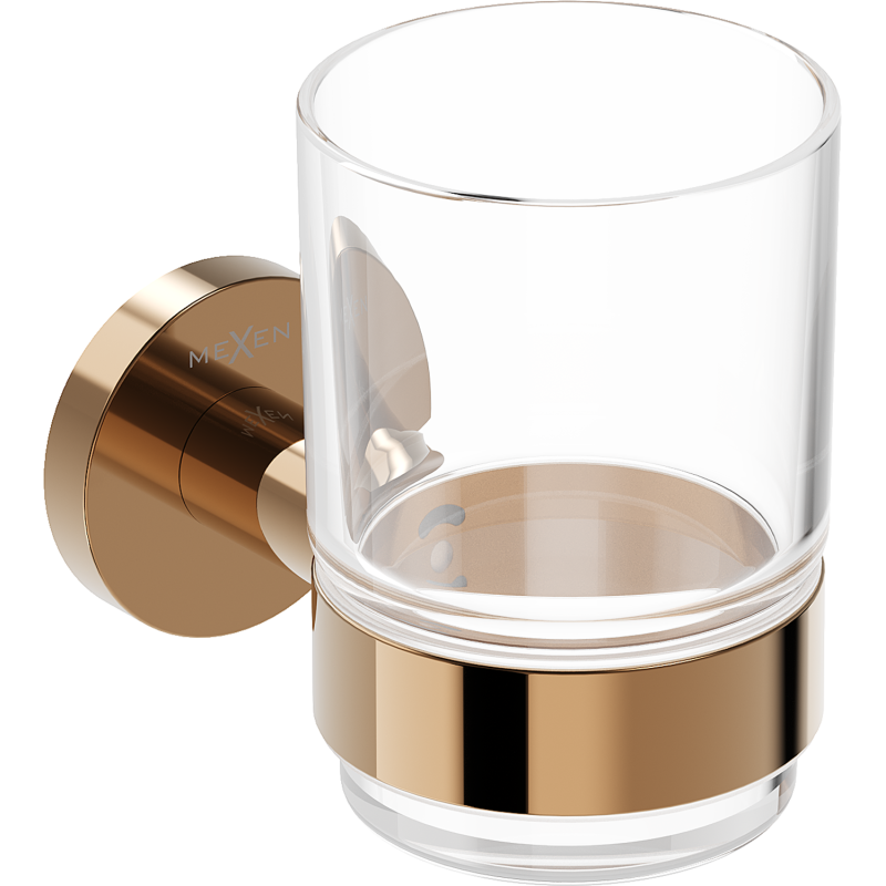 Mexen Ovio kelímek na kartáčky, růžové zlato - 70A19551-60