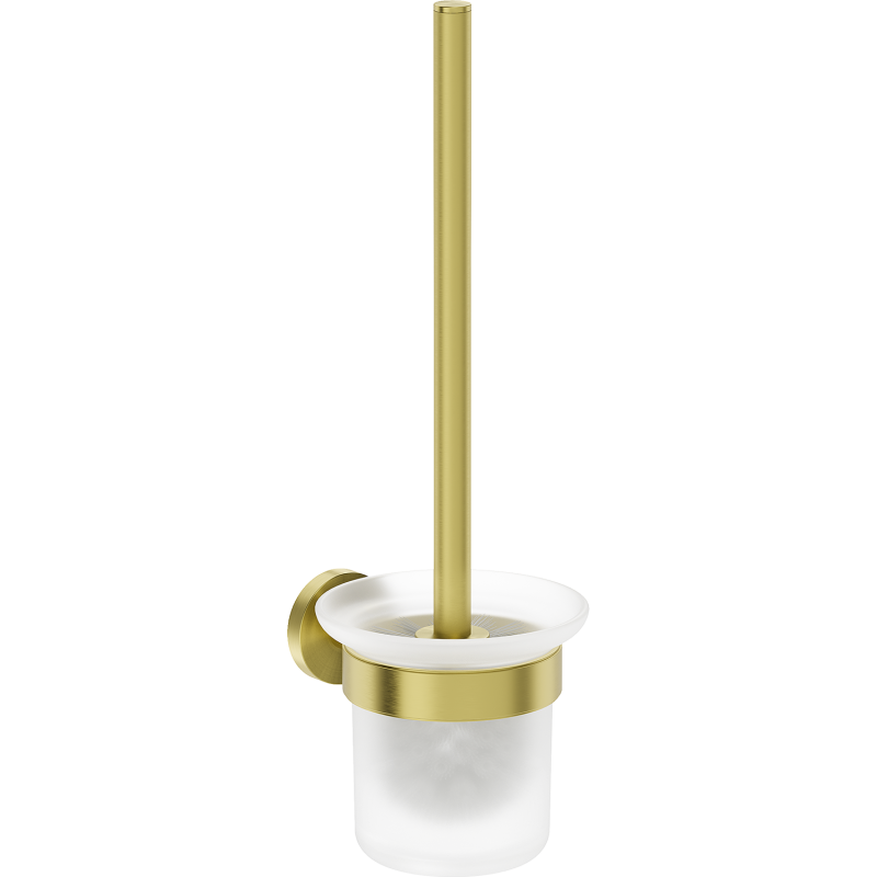 Mexen Ovio toaletní kartáč, zlatý kartáčovaný - 70A19571-55