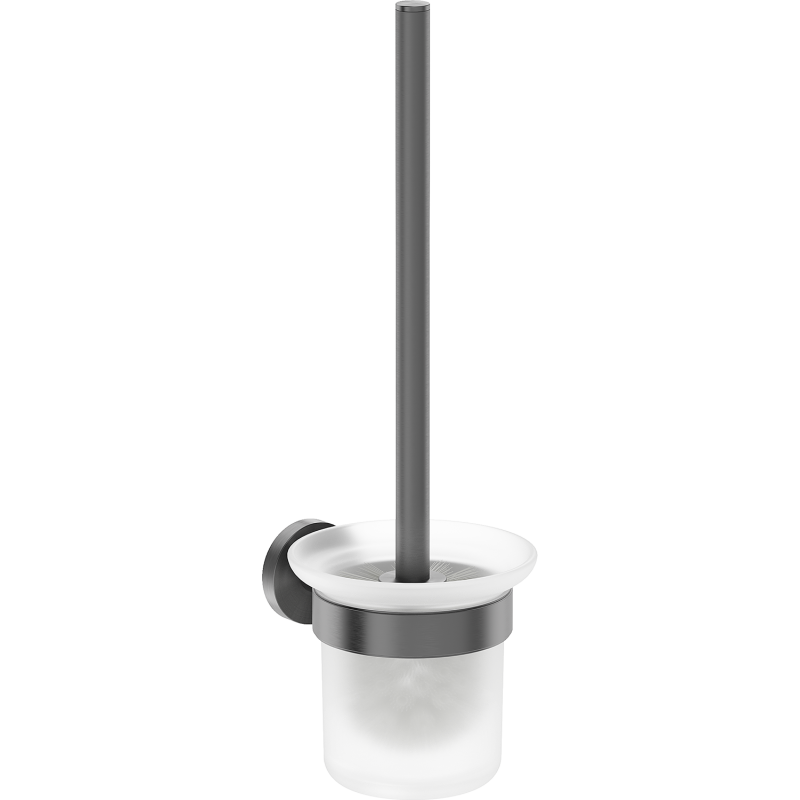 Mexen Ovio toaletní kartáč, kartáčovaná gun gray - 70A19571-66