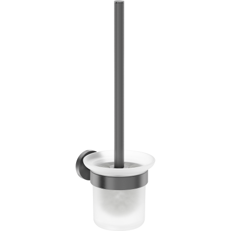 Mexen Ovio toaletní kartáč, kartáčovaná gun gray - 70A19571-66