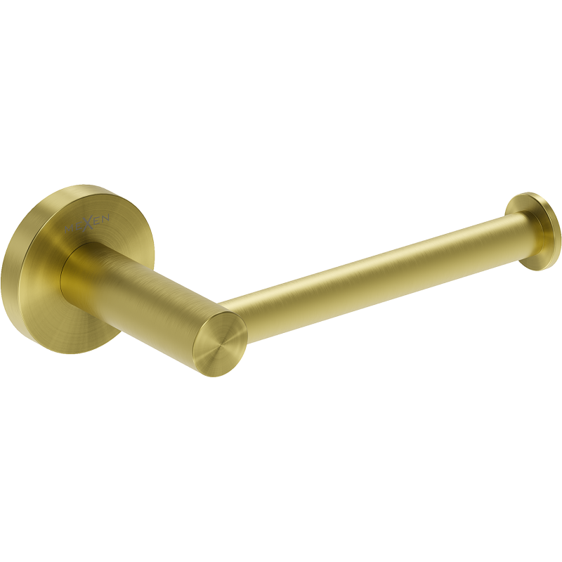 Mexen Ovio držák na toaletní papír, kartáčované zlato - 70A19525-55