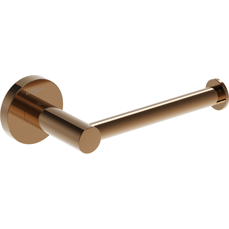 Mexen Ovio držák na toaletní papír, růžové zlato - 70A19525-60