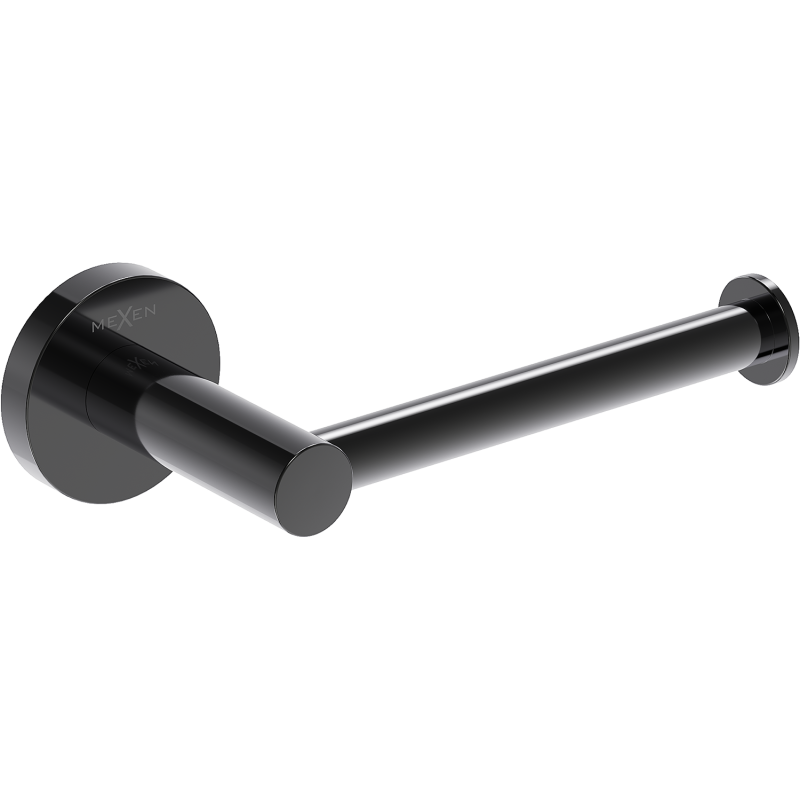 Mexen Ovio držák na toaletní papír, černý chrom - 70A19525-73